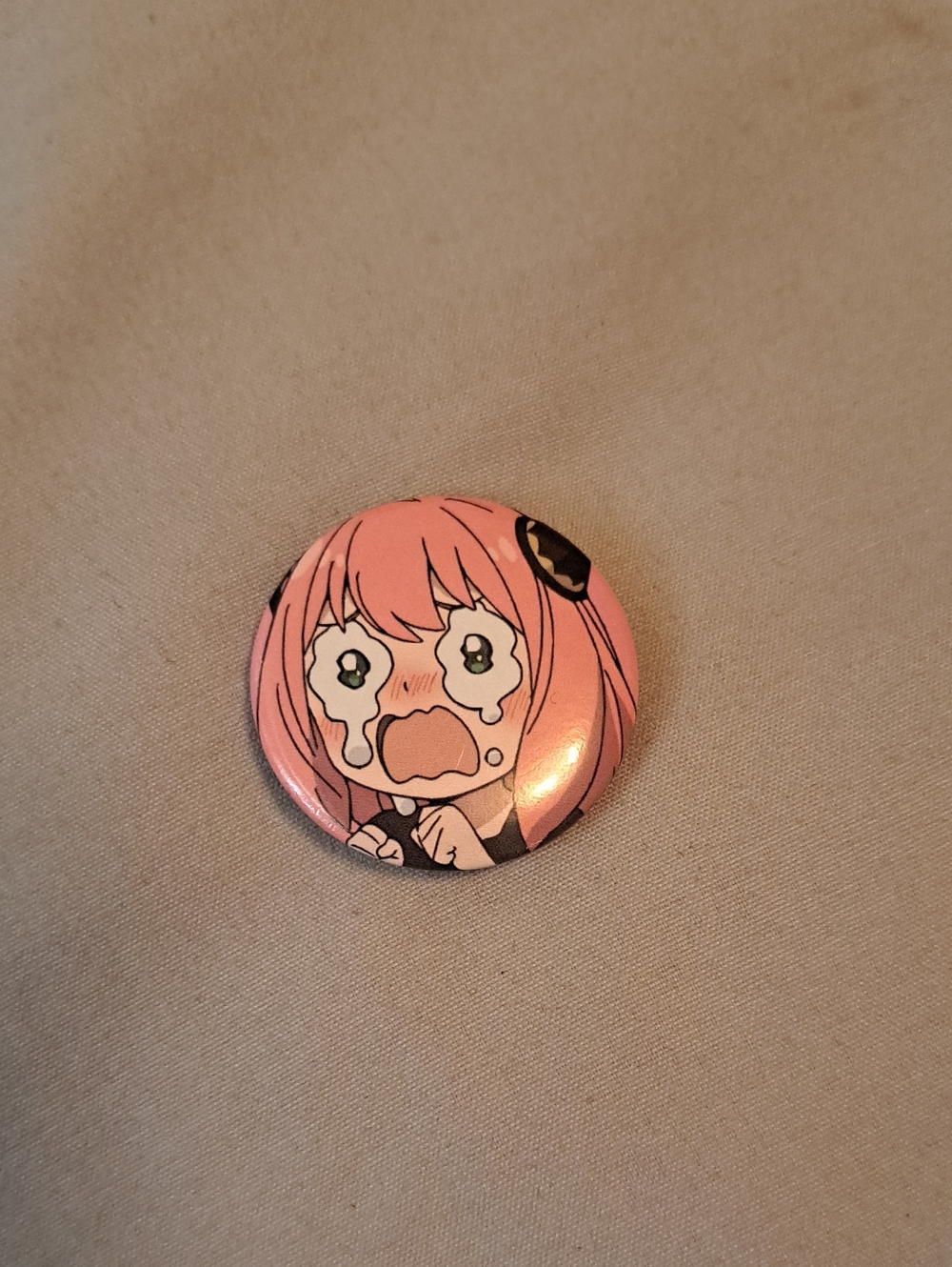Spy Family Anya Button Pin